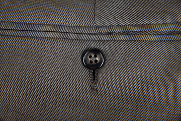 Luxury vintage man suit pocket with button