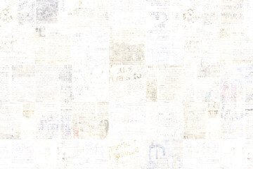 Obraz premium Newspaper paper grunge vintage old aged texture background