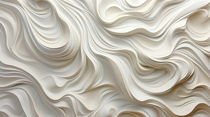 Obraz premium Monochrome Swirls Abstract created with Generative AI technology