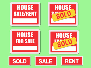 Labels for sale and rent