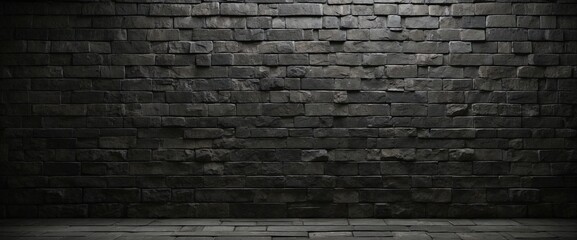 Black Stone Wall Background Wallpaper - obrazy, fototapety, plakaty