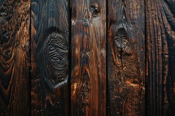 Dark, charred wood texture