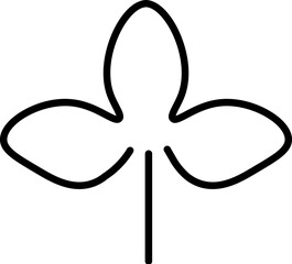 Leaf Modern Line Icon. Perfect for design, infographics, web sites, apps.