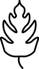 Leaf Linear Icon. Perfect for design, infographics, web sites, apps.
