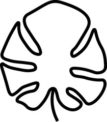 Leaf Modern Linear Icon. Perfect for design, infographics, web sites, apps.