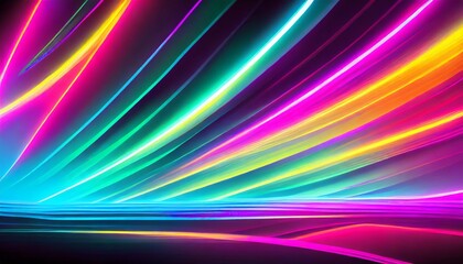 Fototapeta premium abstract neon colors background