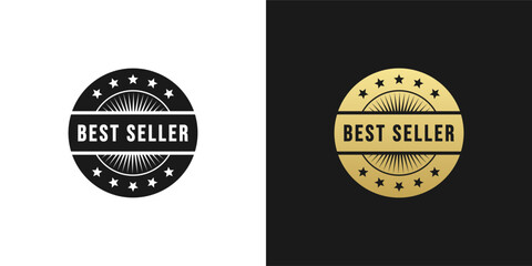Best Seller Stamp or Best Seller Label Vector Isolated. Best seller stamp vector for product, print design, apps, websites, and more about best seller product.