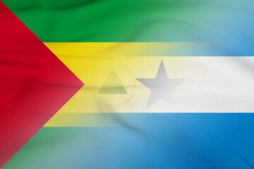 Sao Tome and Principe and Nicaragua official flag international relations NIC STP