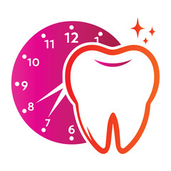 Teeth Tooth Logo Design Vector Illustration