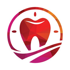 Teeth Tooth Logo Design Vector Illustration