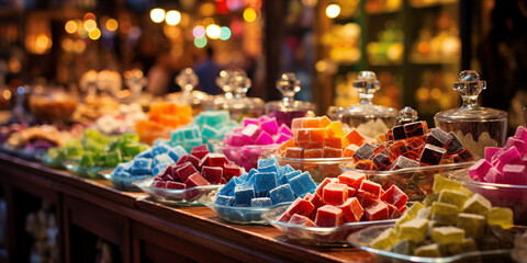 turkish delights at istanbul market