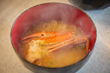 カニのお味噌汁