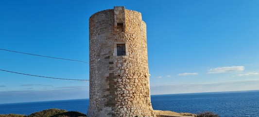 Naklejka premium Paisajes de Cala Figuera, Palma de Mallorca