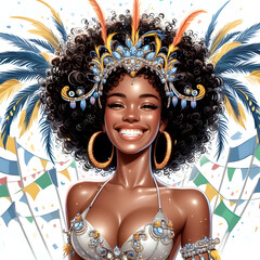 Carnival Celebration: Exquisite Afro-Brazilian Charm
