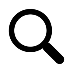 Foto op Canvas Vector search sign. magnifying glass symbol © Nganhaycuoi