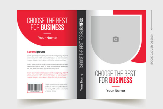 Corporate business book cover design. professional design for corporate business