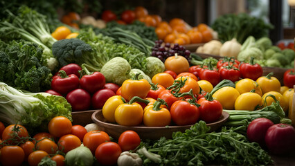 Vegetables in market