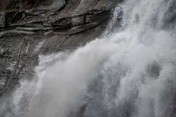 rainbow falls at Gorges State Park