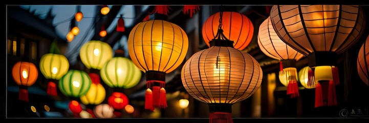 chinese decorations, lunar decorations lantern lights or chinese new year decoration or chinese new year decorations and new year dragon or chinese with lantern