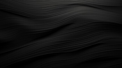 Luxury black drapery fabric background.Elegant Background with dynamic black Waves