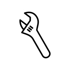 wrench icon vector design template