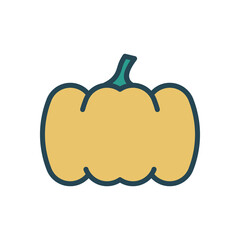 pumpkin icon vector design template