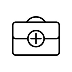 First Aid Kit icon vector design template