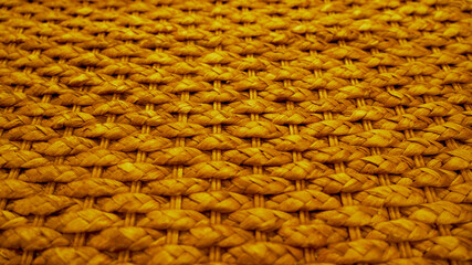 Vintage weave rattan texture background