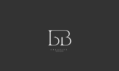 Alphabet letters Initials Monogram logo BB B