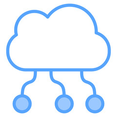 Cloud computing icon
