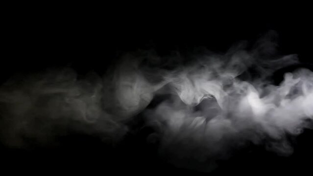 Smoke effect with black screen