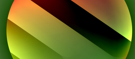 Glossy metal glowing circles geometric background. Minimal abstract composition. Vector illustration For Wallpaper, Banner, Background, Card, Book Illustration, landing page