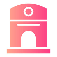 ticket window Gradient icon