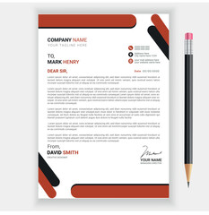 Business letterhead pad design, letterhead design.Uniquely shaped, colorful, vector abstract creative letterhead design set in a4 size.

