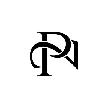 p2 lettering initial monogram logo design