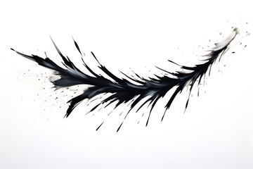 Fototapeta premium a stroke of ink splash