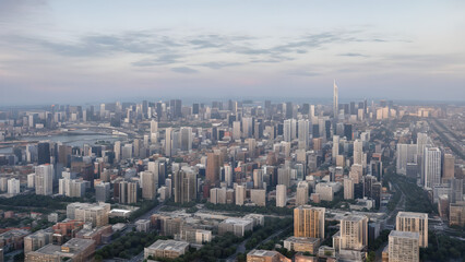 Modern city, city skyline