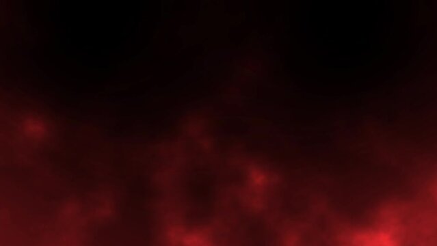 Background Animated Dark With a combination of smoke and mysterious red light