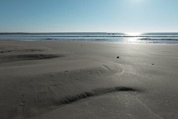 朝の大洗サンビーチ　茨城県大洗町