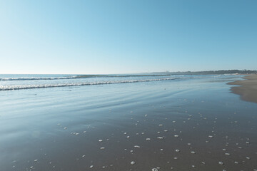 朝の大洗サンビーチ　茨城県大洗町