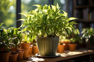 Exploring the interplay between natural light and indoor flora, these visuals highlight the vital role of sunlight in nurturing plant growth