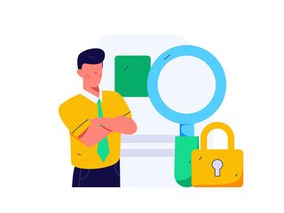 Education and learning people flat vector concept hand drawn illustration
