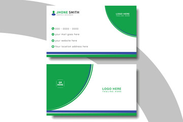 Fototapeta na wymiar Modern Business Card - Creative and Clean Business Card Template.