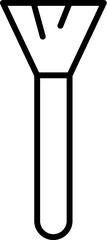 Makeup Brush Vector Icon for Apps, Sites, Design