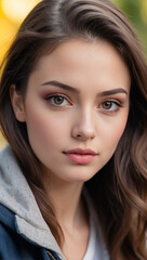 Naklejka premium portrait of a woman