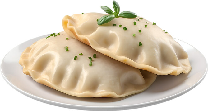 Image of a delicious-looking Pierogi, one of the most popular Polish dishes. 