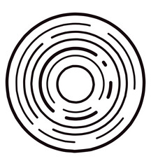 spiral background monoline simple elemen