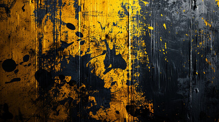 A textured black and yellow backdrop with space designated for your text.
