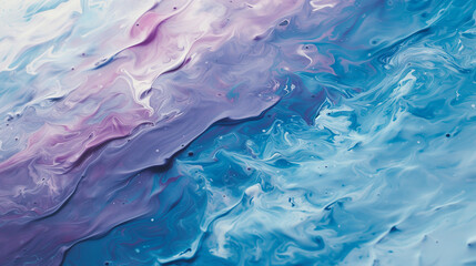 Abstract purple-blue background in the form of paint strokes