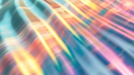 Fototapeten A seamless retro-futurism iridescent playful pastel holographic heatmap ombre gradient blur background texture © Shanoom